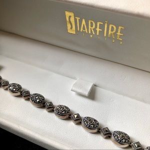 Marcasite and Silver Art Deco Bracelet